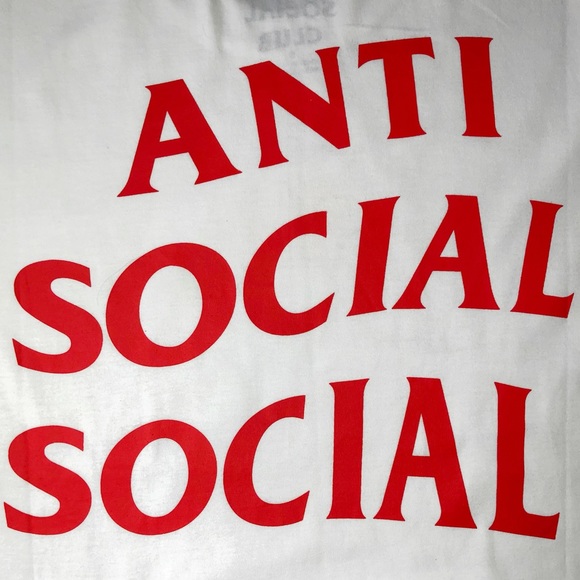Anti Social Social Club ASSC China Flag T-Shirt - Picture 4 of 5